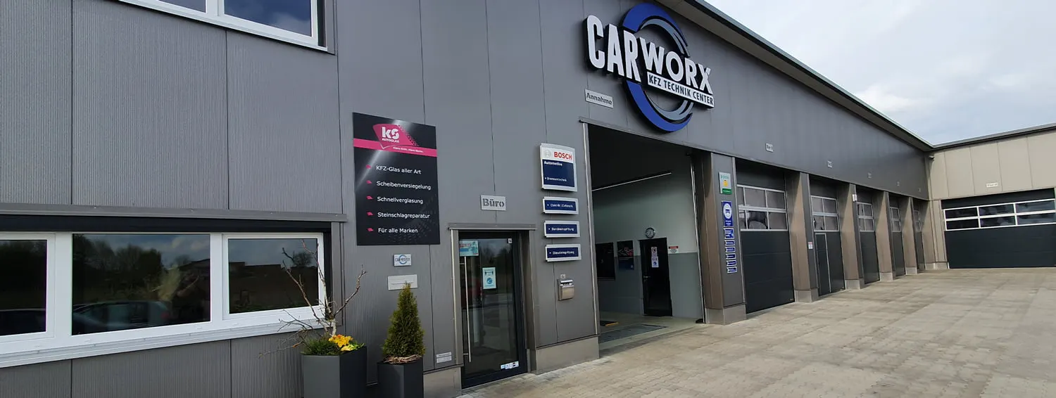 Die Carworx Werkstatt in Bergtheim